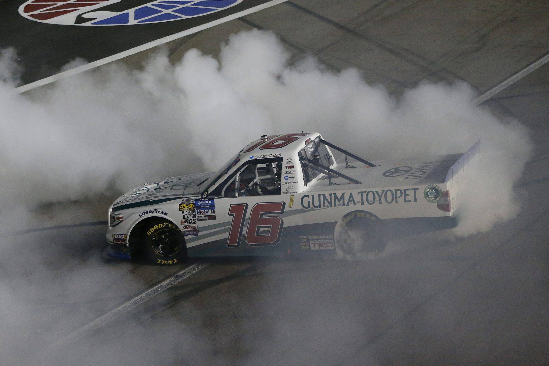 Inspection Complete Austin Hill Officially Wins Las Vegas Truck Series