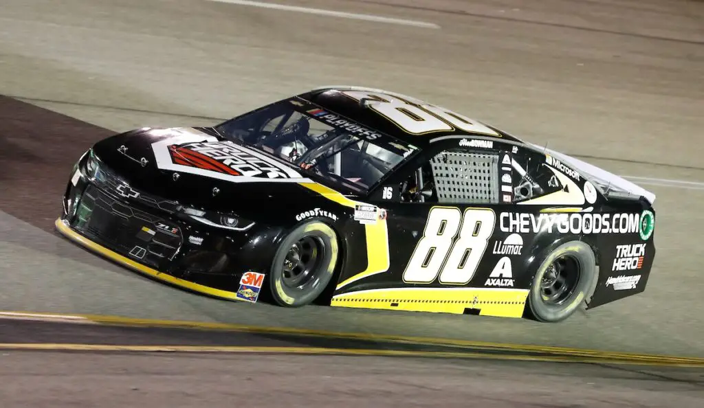 Hendrick Motorsports Tire Carrier Rowdy Harrell and Wife Blakley Pass ...