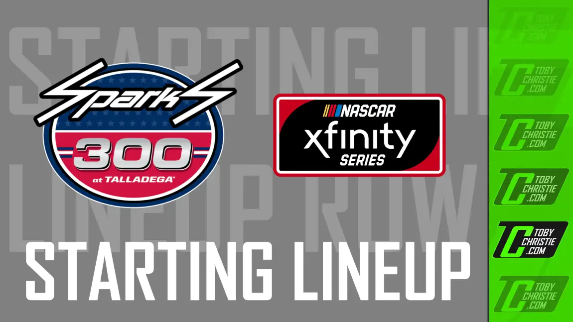 spark 300 starting lineup