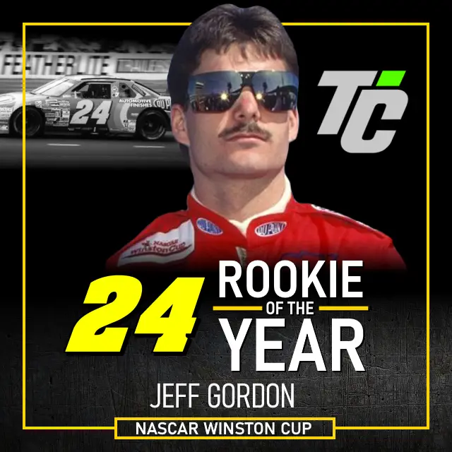 Jeff Gordon 1993 NASCAR Winston Cup Rookie of the Year