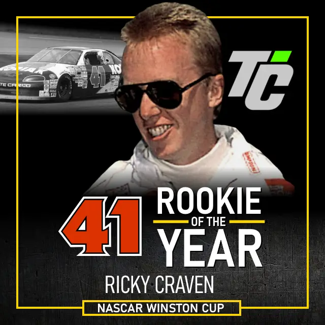 Ricky Craven 1995 NASCAR Winston Cup Rookie of the Year