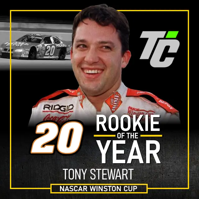 Tony Stewart 1999 NASCAR Winston Cup Rookie of the Year