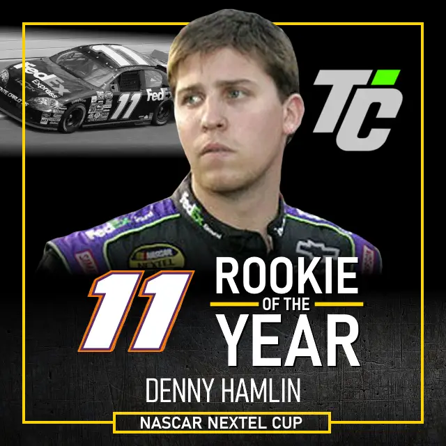 Denny Hamlin 2006 NASCAR Nextel Cup Rookie of the Year