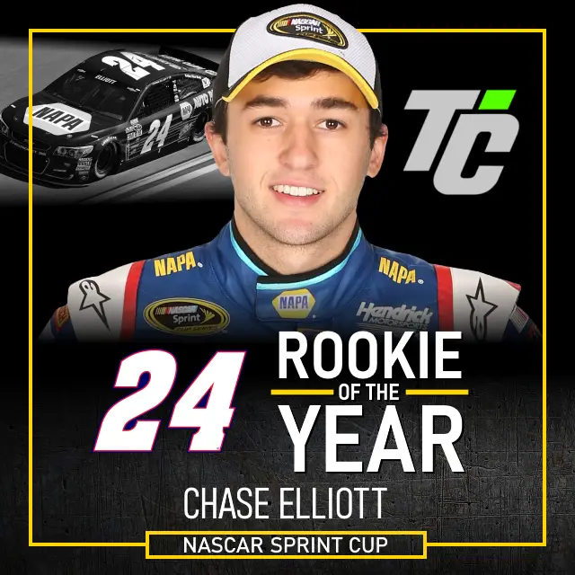 Chase Elliott 2016 NASCAR Sprint Cup Rookie of the Year