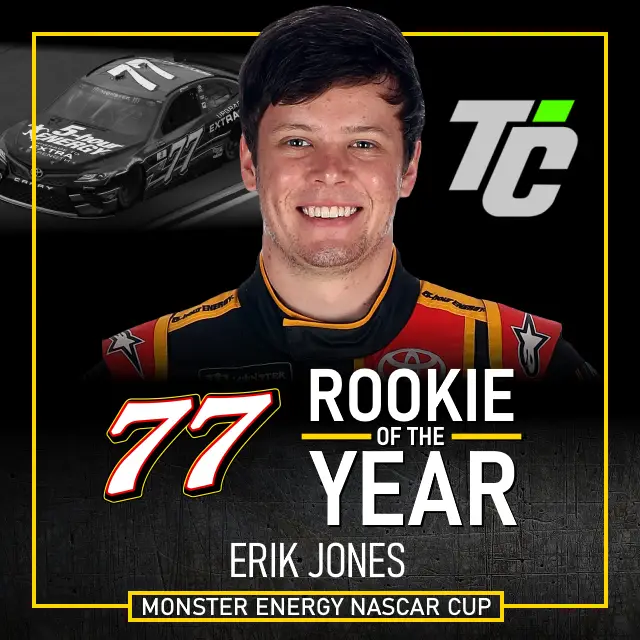 Erik Jones 2017 Monster Energy NASCAR Cup Rookie of the Year