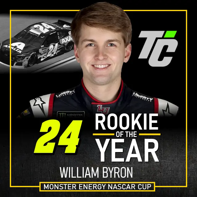 William Byron 2018 Monster Energy NASCAR Cup Rookie of the Year
