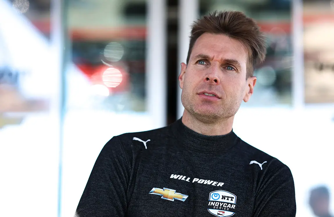 Will Power during the preseason test at Sebring.