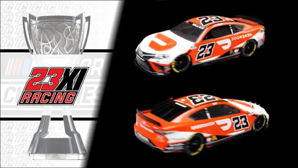 23XI Racing Reveals 2022 DoorDash Paint Scheme For Bubba Wallace