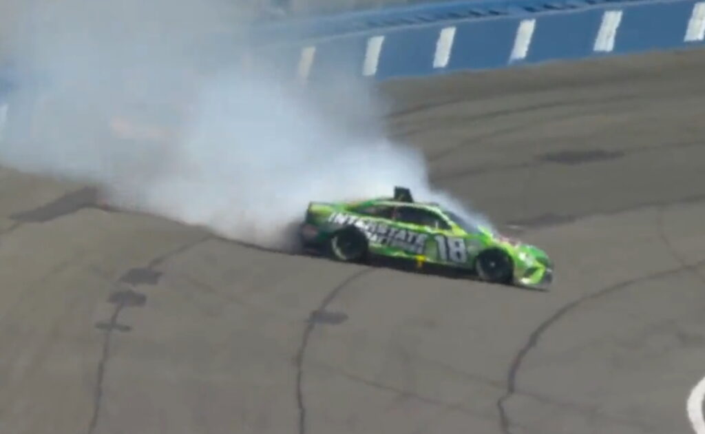 Kyle Busch spin Next Gen Auto Club Race