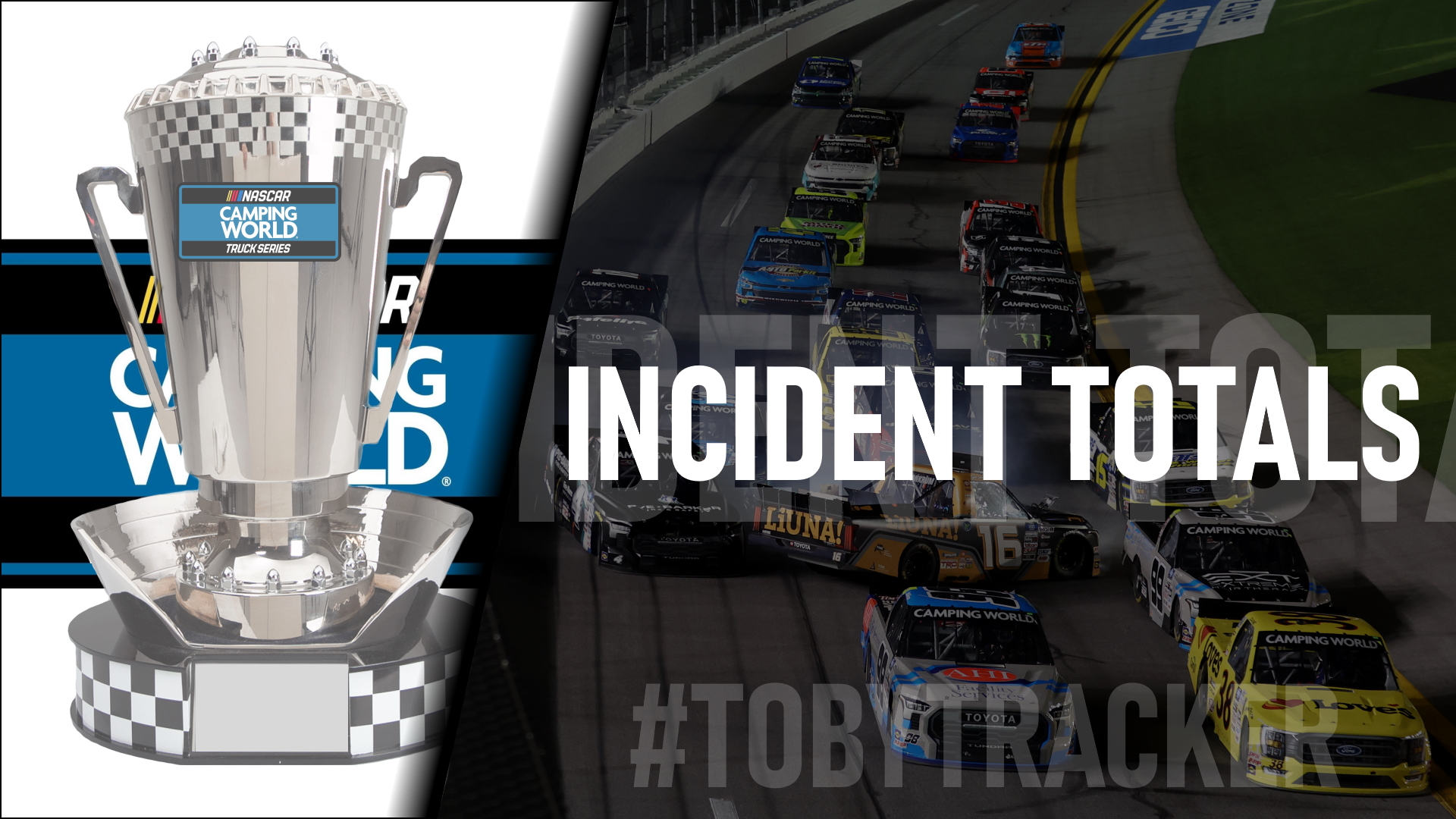 2022 NASCAR Truck Series Incident totals