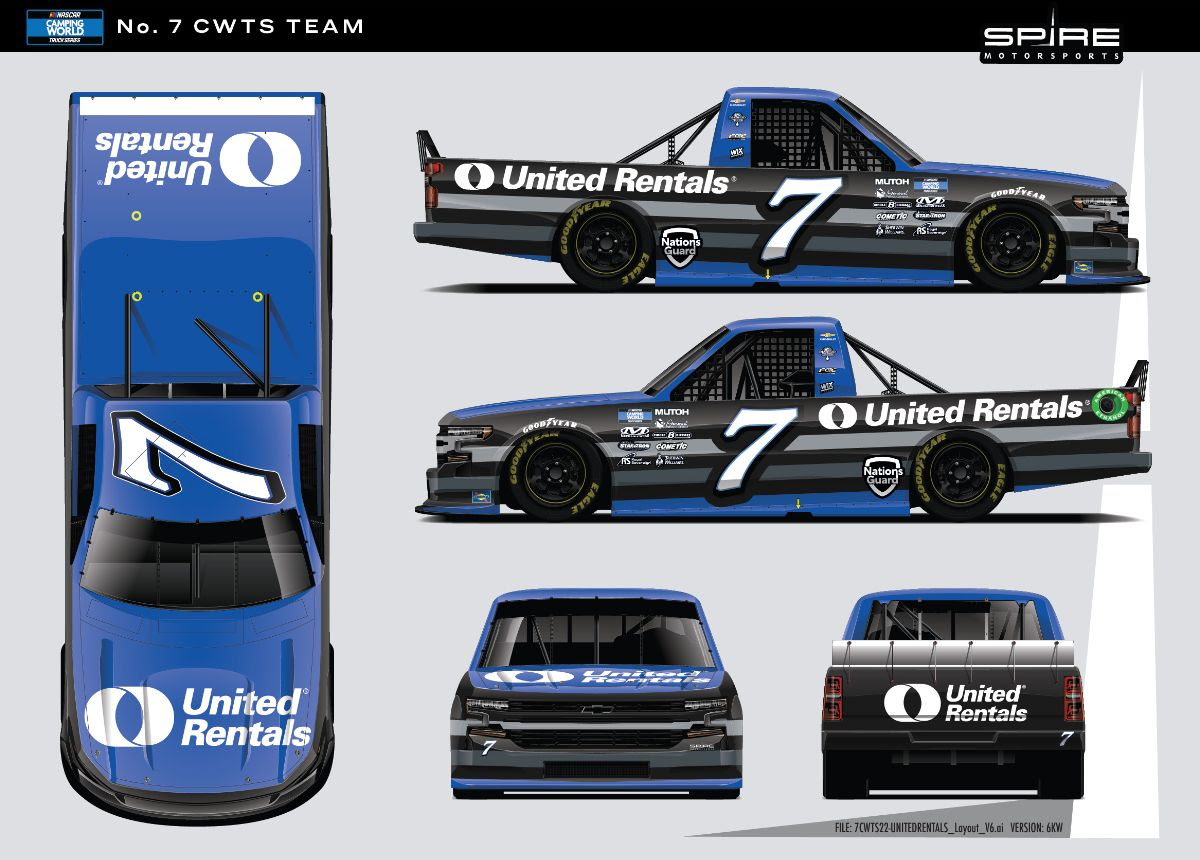 Austin Hill Spire Motorsports Truck Daytona 2022