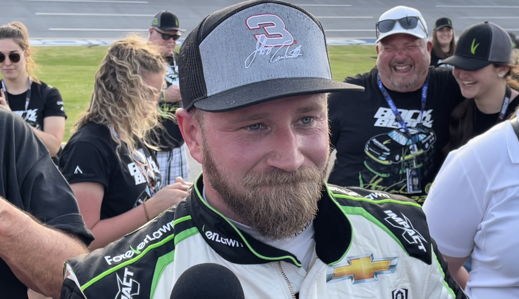 Jeffrey Earnhardt finishes second at Talladega in Richard Childress Racing No. 3 car
