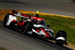 David Malukas qualified eighth for the Honda Indy 200 at Mid-Ohio.