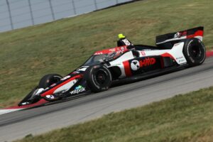 David Malukas led the final practice session of the weekend at Mid-Ohio.