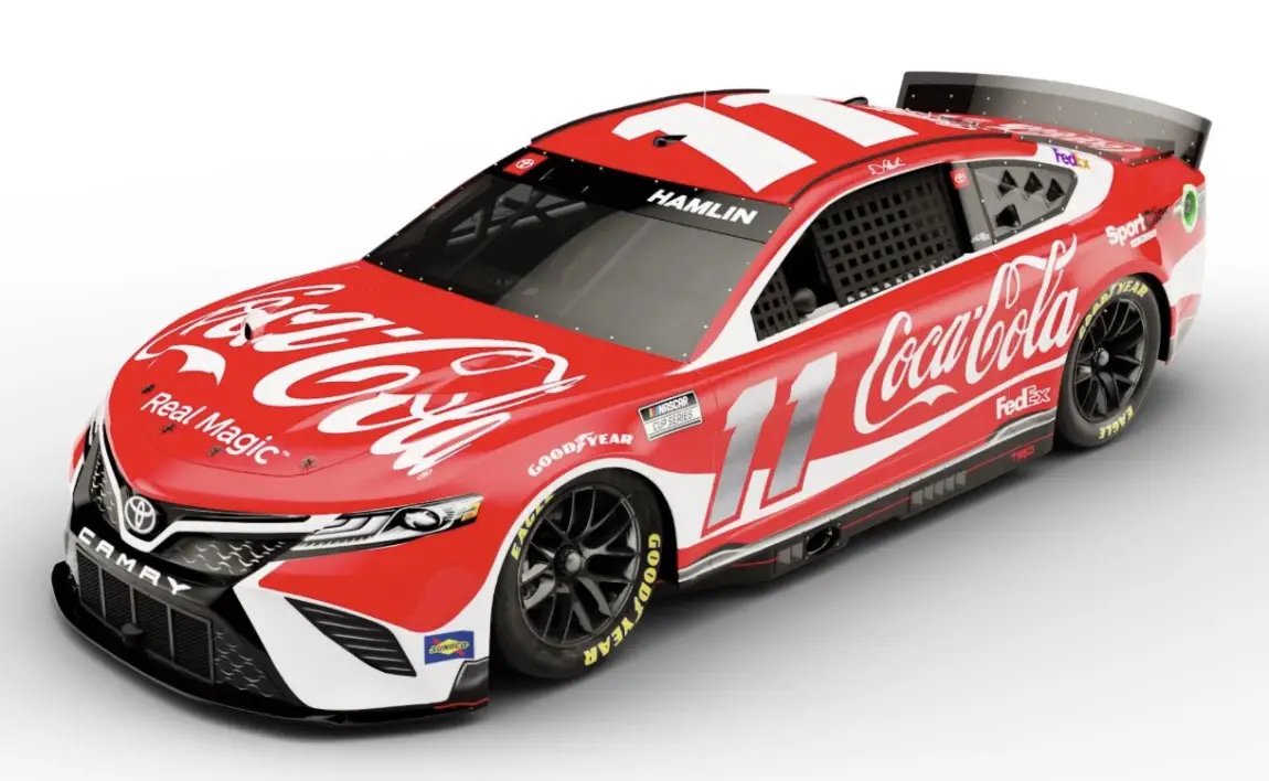Denny Hamlin Coca-Cola paint scheme Atlanta 2022