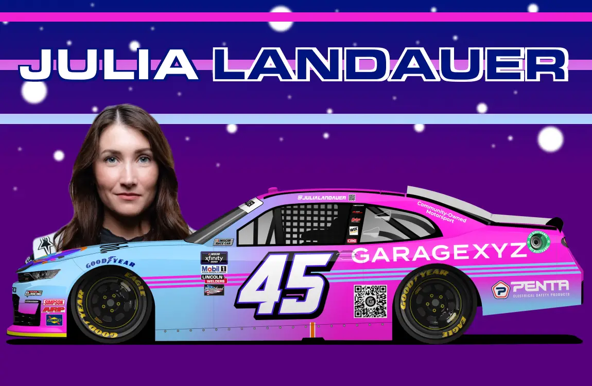 Julia Landauer NASCAR Xfinity Series debut Alpha Prime Racing