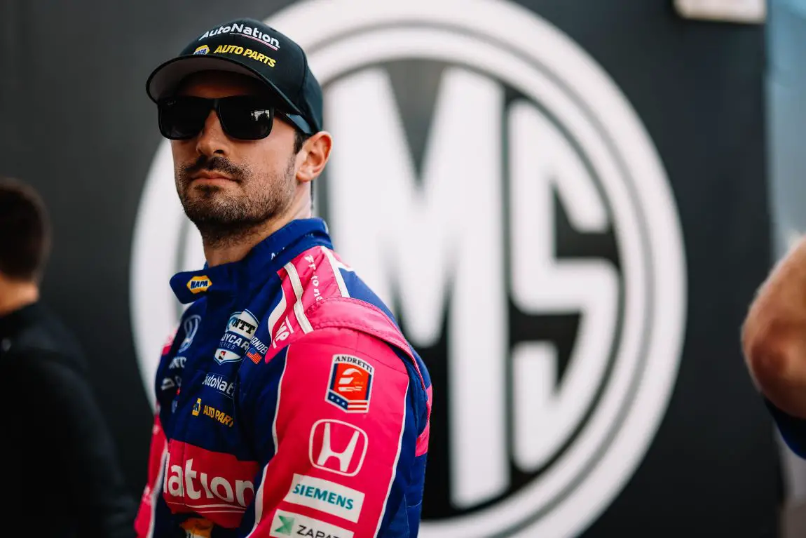 Alexander Rossi at IMS road course.