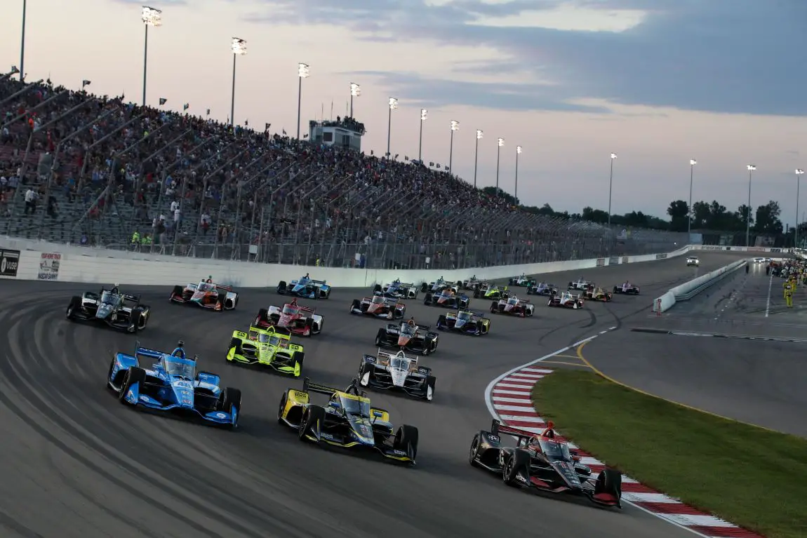 Parade lap at WWTR in 2021