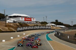 Start of the 2022 Firestone Grand Prix of Monterey.