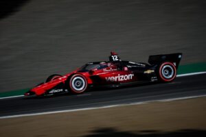 Will Power in practice for the 2022 Firestone Grand Prix of Monterey.