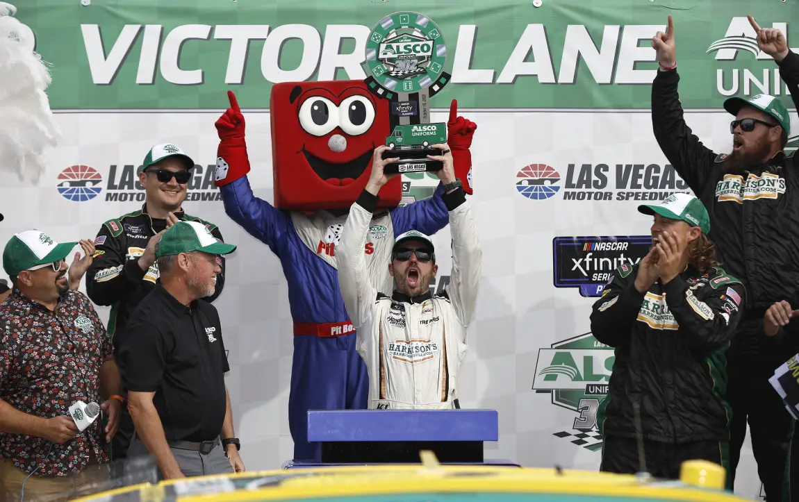 Josh Berry win Alsco Uniforms 302 Las Vegas Motor Speedway 2022