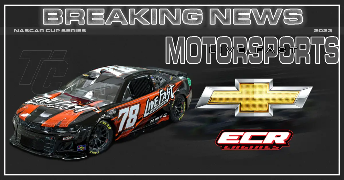 Live Fast Motorsports Chevy 2023 NASCAR Cup Series Chevrolet ECR Engines