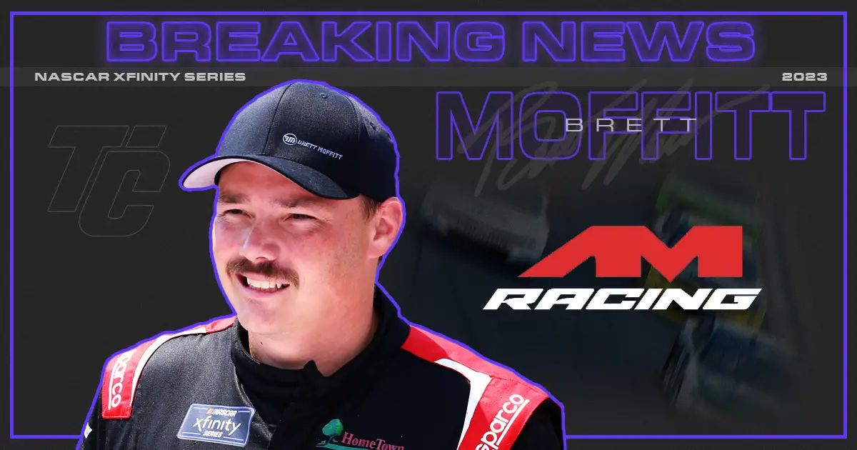 Brett Moffitt AM Racing 2023 NASCAR Xfinity Series Ford Stewart-Haas Racing alliance