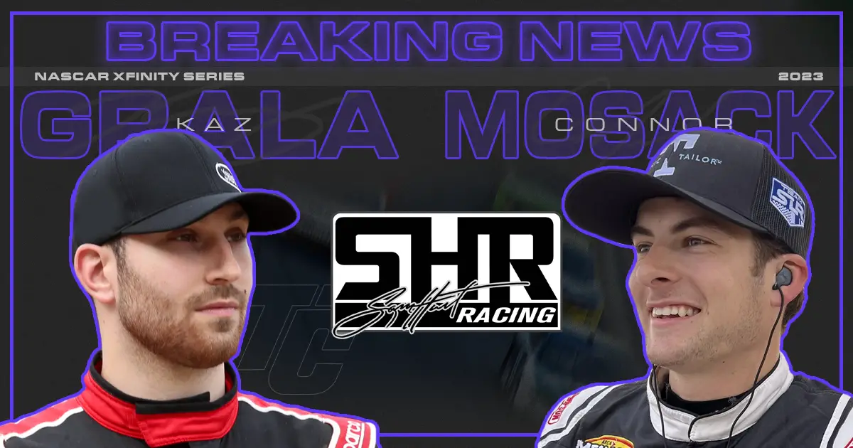 Kaz Grala Sam Hunt Racing Connor Mosack 2023 NASCAR Xfinity Series