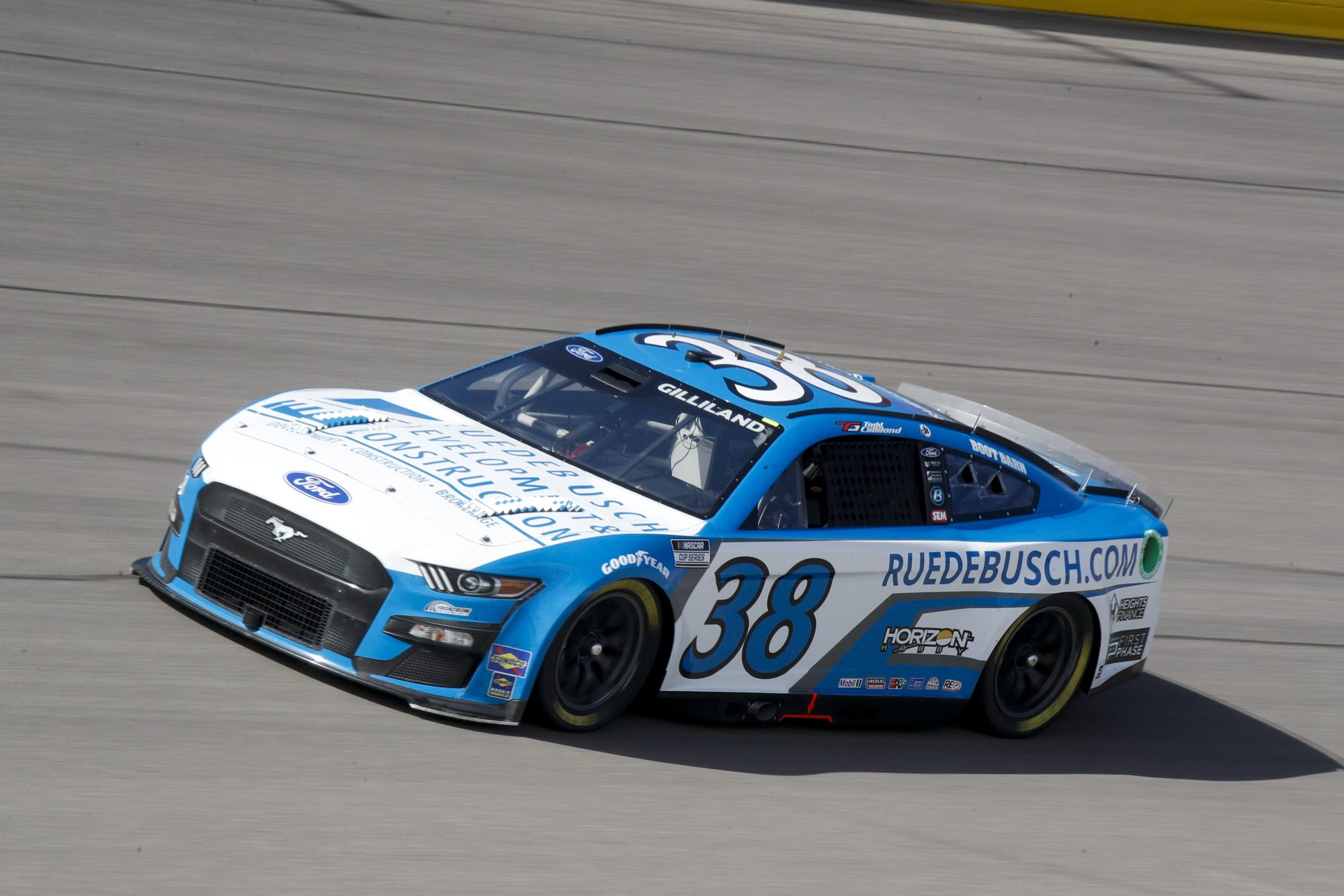 Todd Gilliland Front Row Motorsports Ruedebusch Development and Construction NASCAR Cup Series