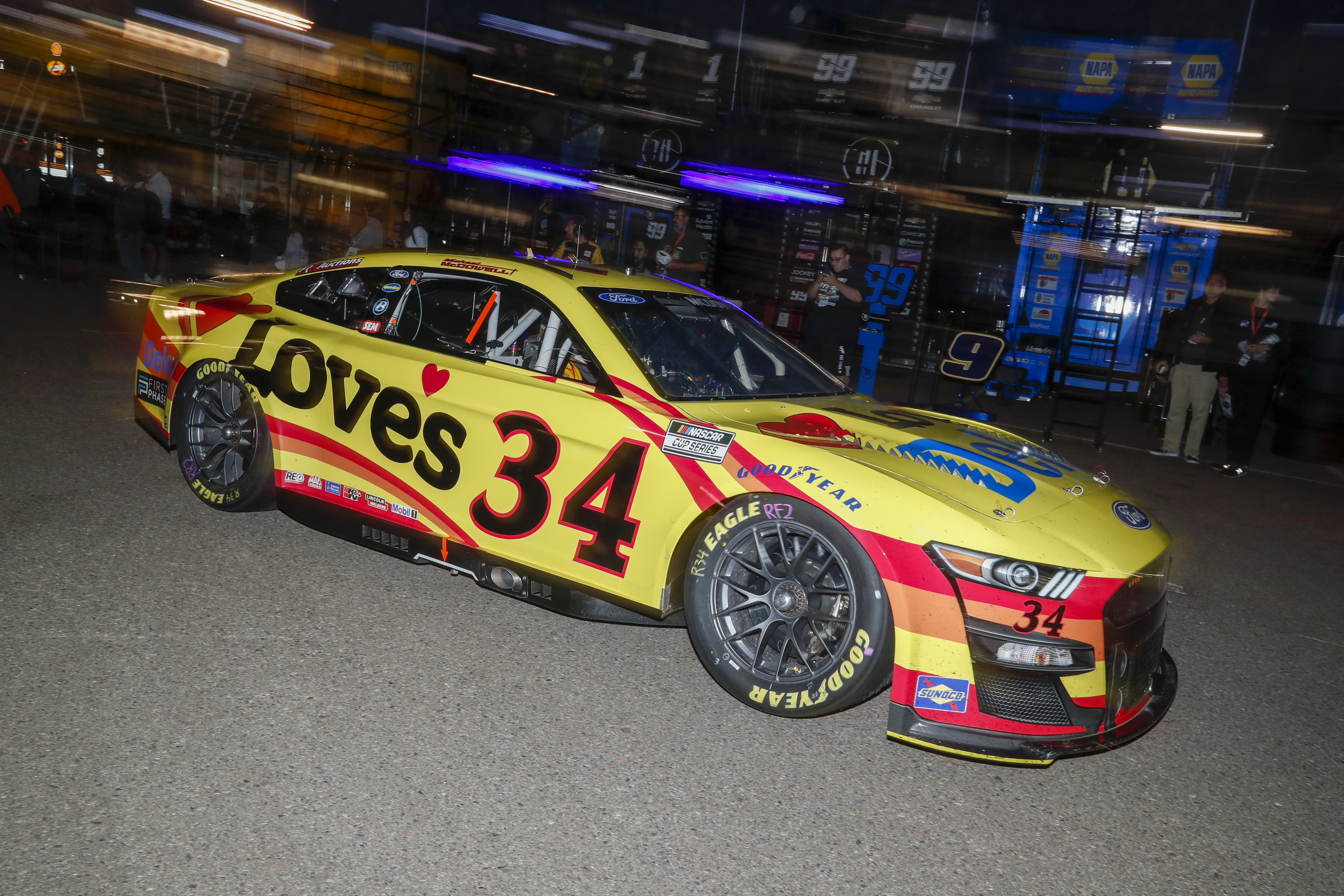 Michael McDowell Zane Smith Front Row Motorsports NASCAR Cup Series Love's Travel Stops Speedco