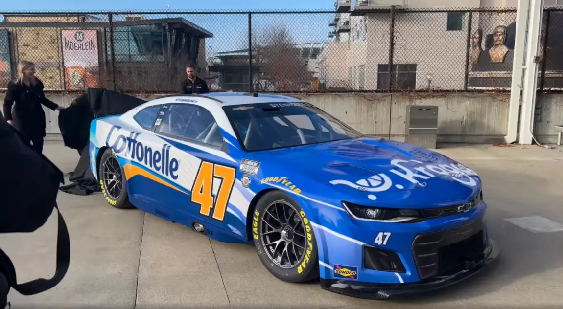 2023 JTG Daugherty Racing paint schemes Ricky Stenhouse Jr. Kroger Cottonelle