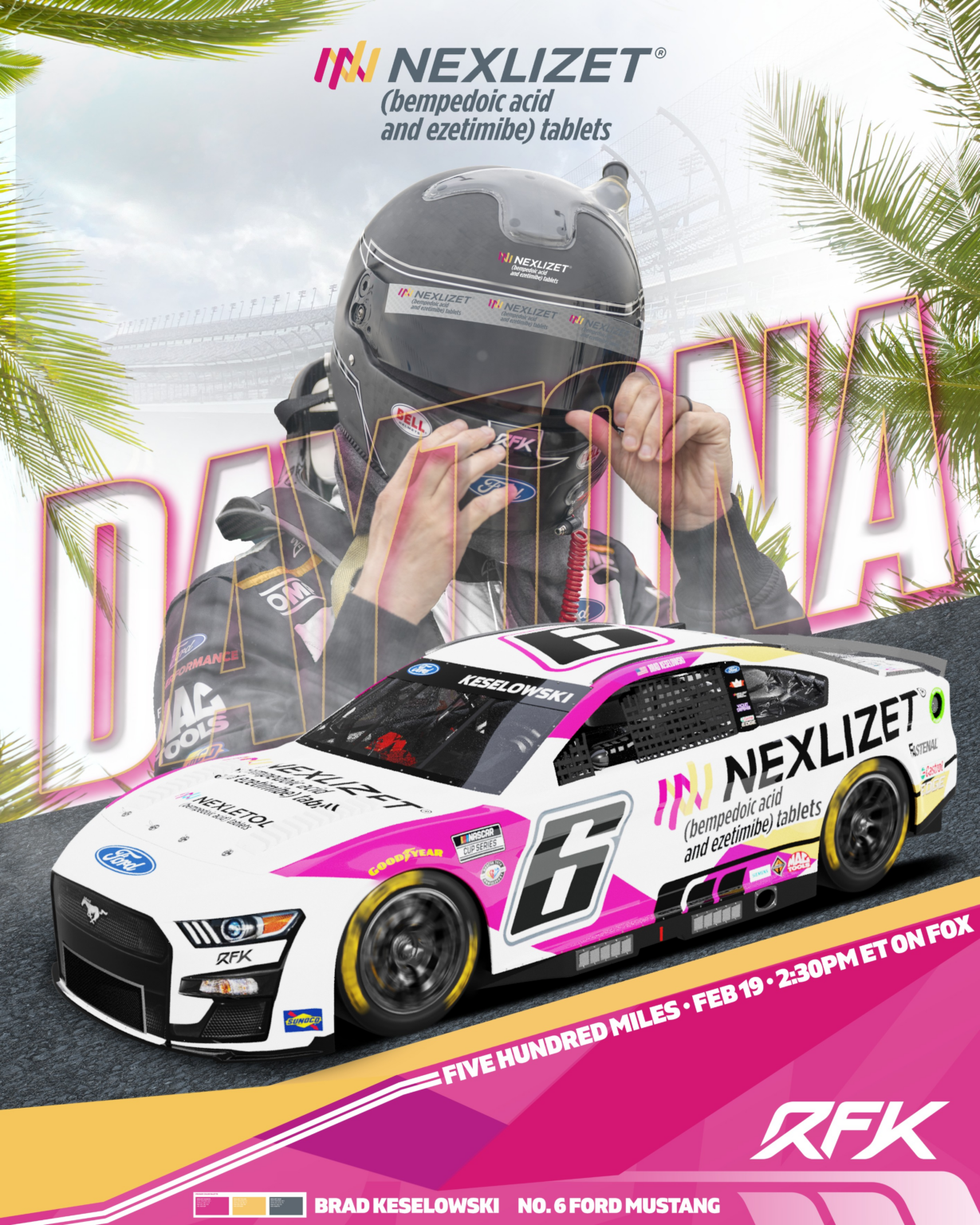 2023 No. 6 RFK Racing Paint Schemes