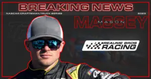 Mason Massey 2023 Reaume Brothers Racing 2023 drivers NASCAR Craftsman Truck Series 2023 NASCAR news