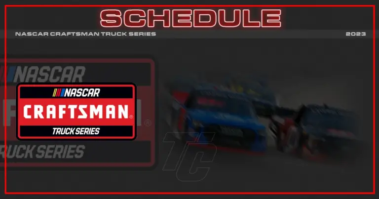 2023 Nascar Craftsman Truck Series Schedule 7845