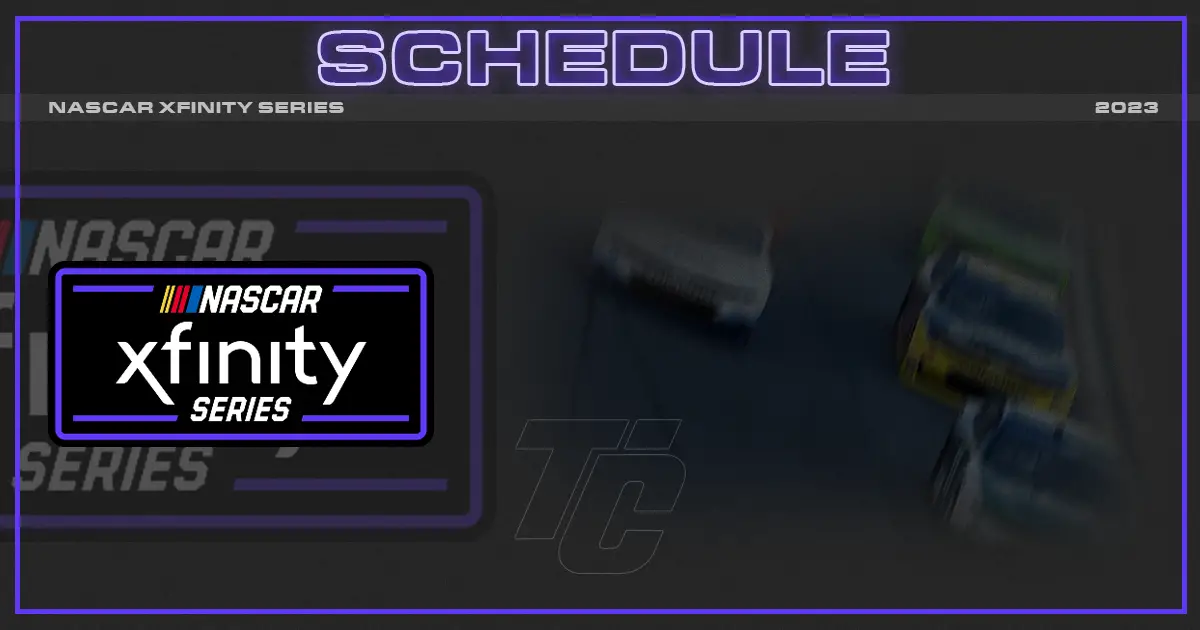 2023 NASCAR Xfinity Series schedule