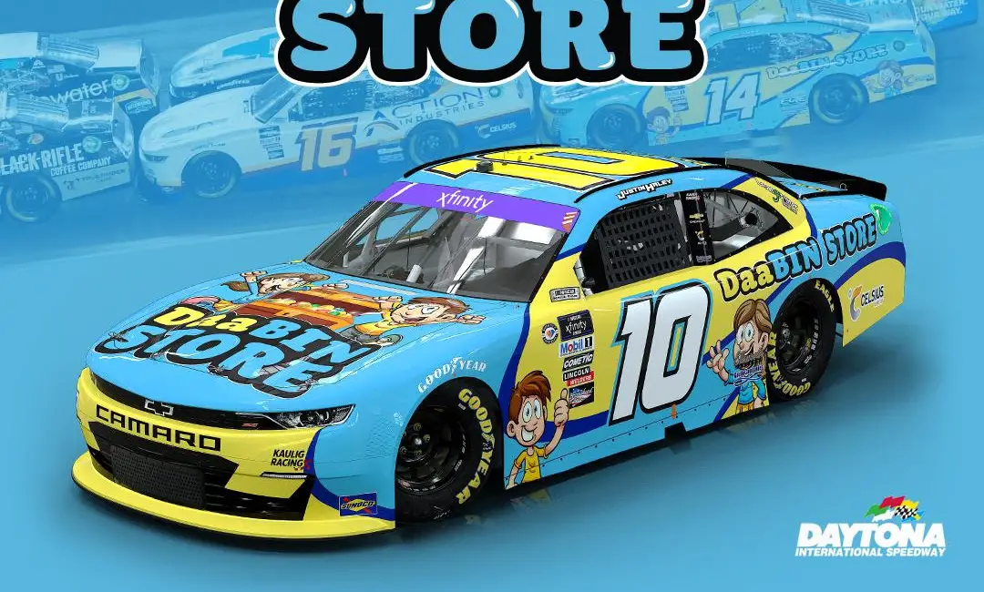Justin Haley Kaulig Racing 2023 NASCAR sponsors DaaBIN Store NASCAR sponsorship