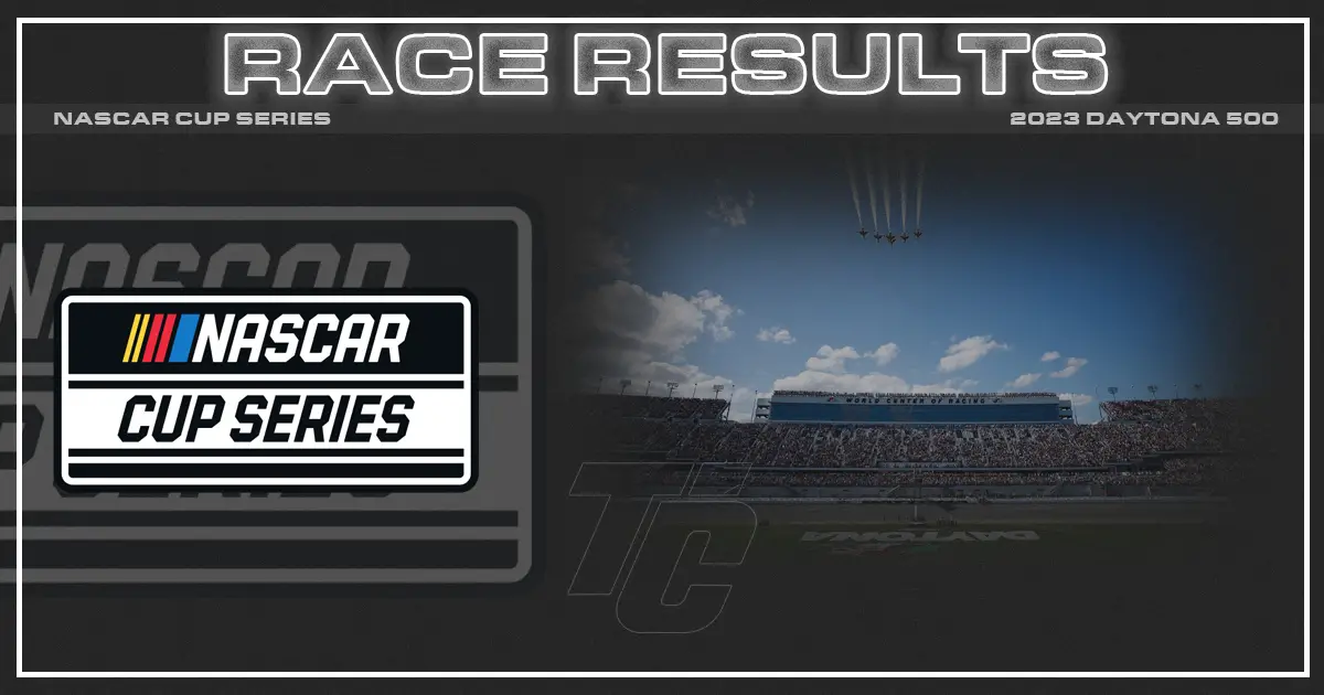 2023 NASCAR Cup Series Daytona 500 Race Results Daytona International Speedway NASCAR race results Daytona 500 results