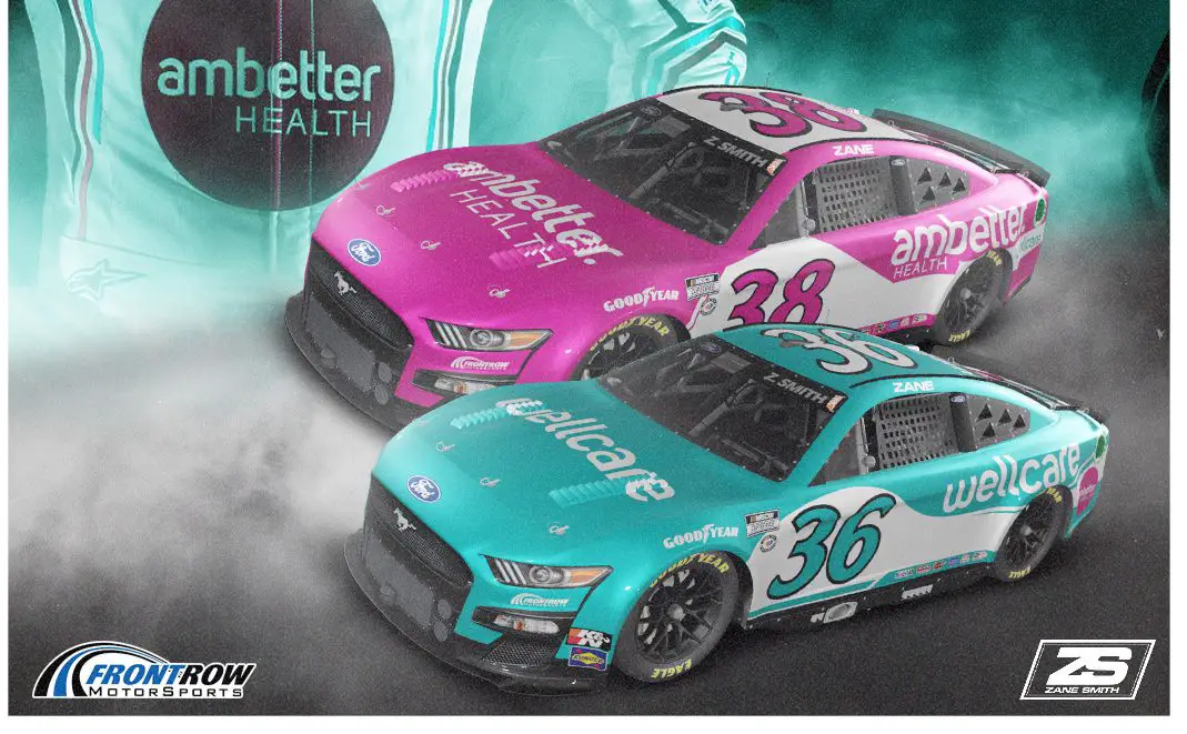 Zane Smith Front Row Motorsports NASCAR Cup Series Ambetter Health Wellcare Centene Corporation