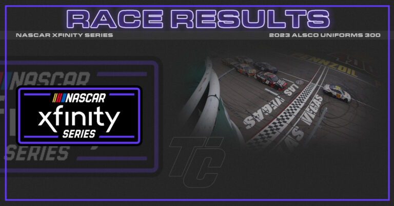 NASCAR Xfinity las vegas race results NASCAR Xfinity Vegas results Alsco 300 race results Xfinity Las Vegas results