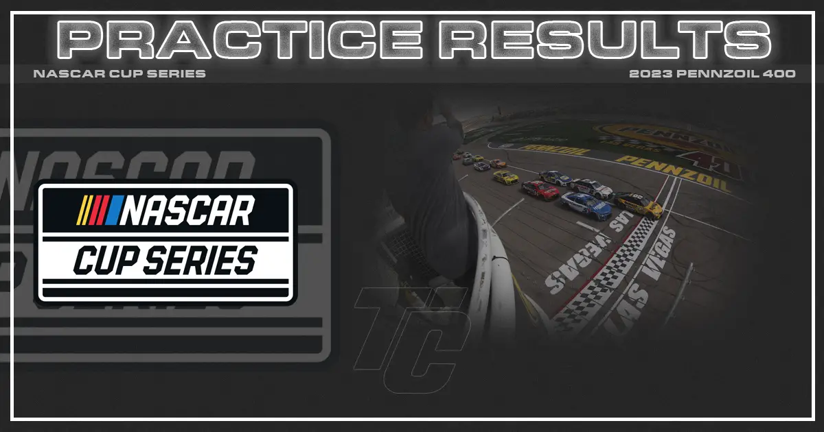 NASCAR Cup practice results NASCAR Cup Las Vegas practice Pennzoil 400 practice results Las Vegas Pennzoil 400 practice