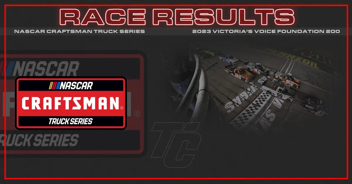 pille Afsky fløjte Race Results: NASCAR Truck Victoria's Voice 200 at Las Vegas