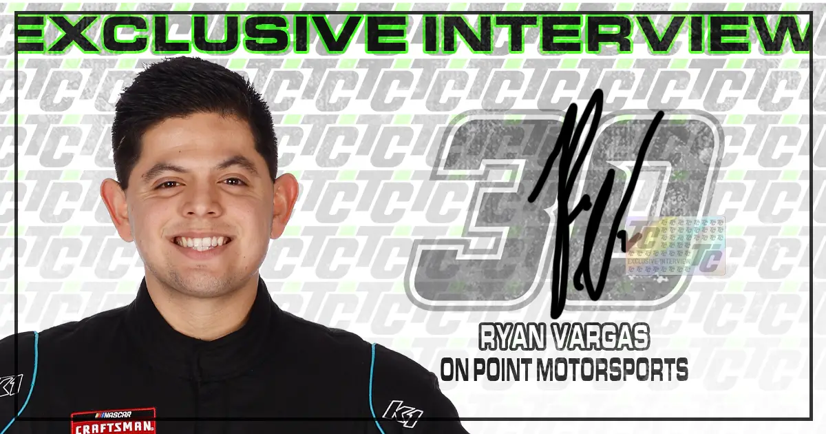 Ryan Vargas exclusive interview 2023 NASCAR Craftsman Truck Series On Point Motorsports