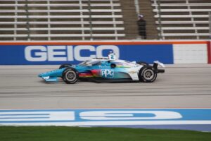 Josef Newgarden in the 2023 PPG 375 at Texas Motor Speedway.