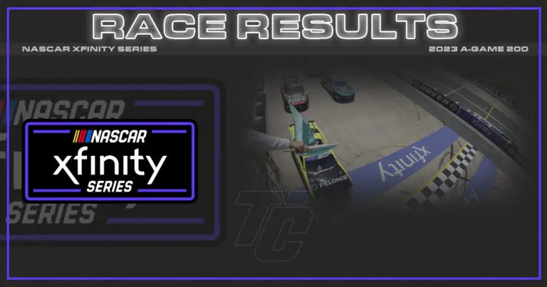 A-Game 200 race results A-Game 200 results NASCAR Xfinity Dover results Xfinity Dover race results
