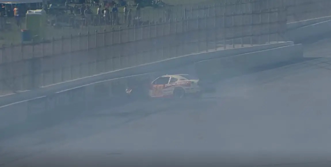 Sammy Smith Talladega crash Ag-Pro 300 video highlights