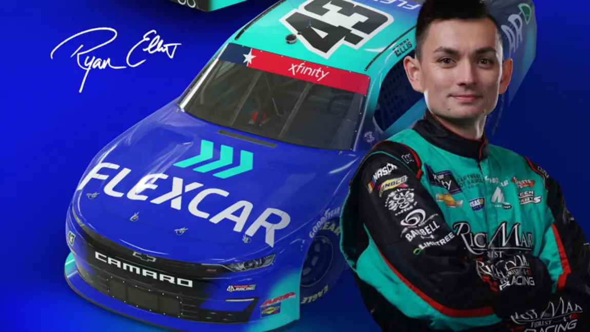 Ryan Ellis Alpha Prime Racing Flexcar sponsorship Charlotte 2023 NASCAR Xfinity Series