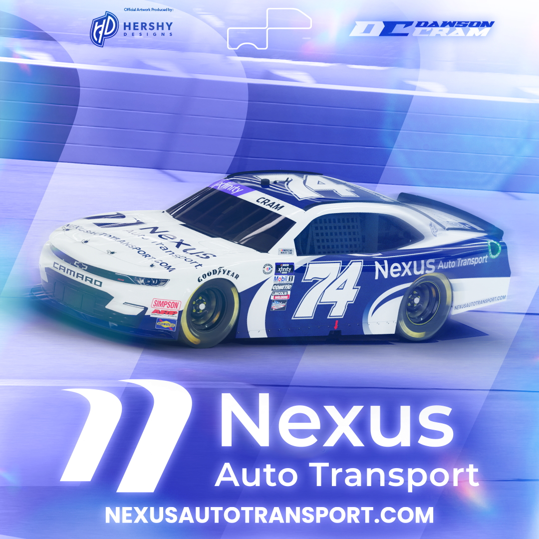 Dawson Cram Chicago Street Race Nexus Auto Transport sponsorship 2023 NASCAR Xfinity Series CHK Racing
