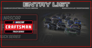 NASCAR Truck entry list Rackley Roofing 200 entry list NASCAR Truck Nashville entry list
