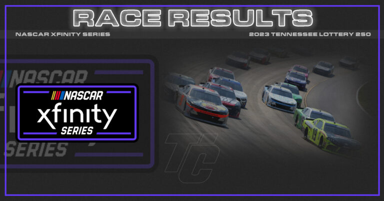 Tennessee Lottery 250 race results NASCAR Xfinity race results NASCAR Xfinity nashville race results Who won the Tennessee Lottery 250? Who won the NASCAR Xfinity race at Nashville?