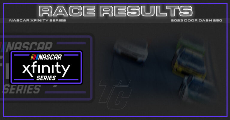 NASCAR Xfinity Series Door Dash 250 race results DoorDash 250 race results Sonoma race results